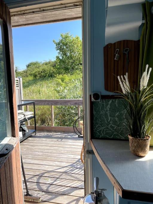 Fjordhytten. Rebuild Train Wagon From 1937. Apartment Odense Exterior photo