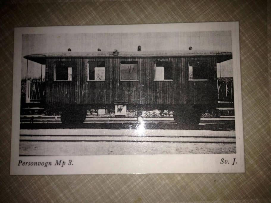 Fjordhytten. Rebuild Train Wagon From 1937. Apartment Odense Exterior photo